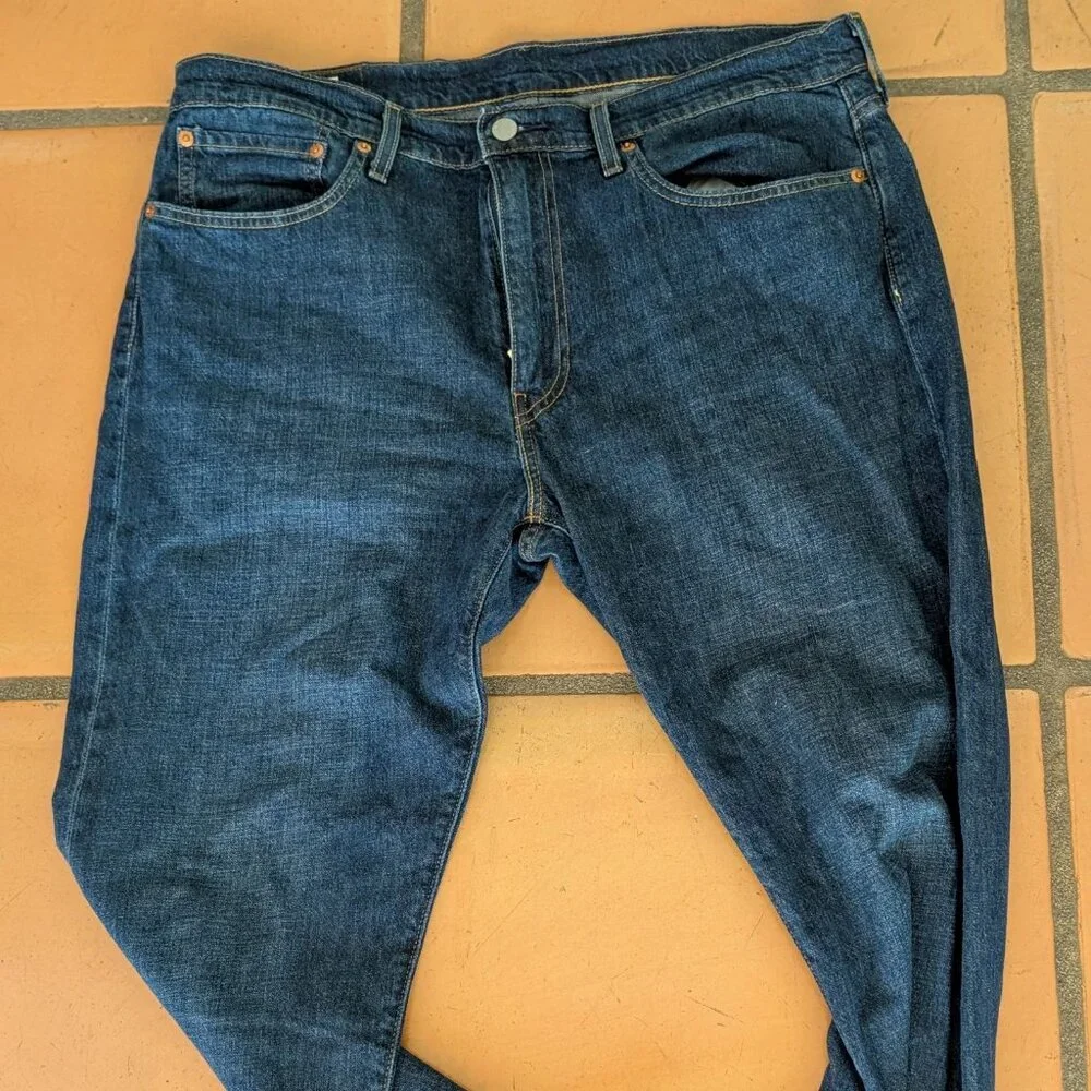 LEVI'S 502 JEANS, LUXE DENIM/LINEN BLEND, MEN'S 36/32 - Picture 1 of 5